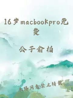 16岁macbookpro免费